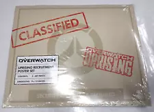 BLIZZARD EXCLUSVE OVERWATCH POSTER SET Uprising Recruitment video game SDCC 2017