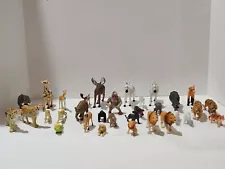 Lot Of 32 Assorted Small Zoo/Jungle/Safari Plastic Animals