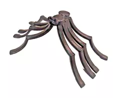 Handmade Welded Metal Art Spider Figurine Recycled Outdoor Indoor Sculpture