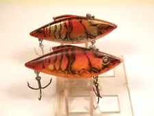 2 Lewis Rat L Trap Red Brown Crawfish 3" rattle crankbait lure