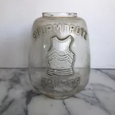 ORIGINAL vintage or antique STURMTROTZ PANZER lantern GLASS GLOBE Germany NICE!