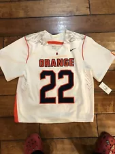 University of Syracuse Orange Lacrosse Team Nike Jersey Adult Size Large New