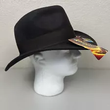 Dorfman Pacific Indiana Jones Fedora Safari Hat New With Tags Brown Wool Felt