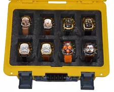 Men's Invicta Collection of 8 Lupah Leather Chronograph Watches MSRP $8,260!