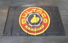 Bultaco Banner Black Flag Spanish Motorcycles Racing Dirt Bike Motocross Cemoto