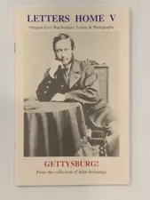 Letters Home 5 A Collection of Civil War Soldier's Letters & Photographs New