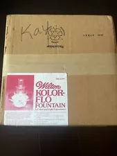 Lighted Water Fountain / Wedding Cake Wilton Kolor-Flo Fountain 306-2599 NIB