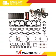 Head Gasket Set Timing Belt Kit Fit 97-04 Mitsubishi Montero Sport 6G74 (For: 2003 Mitsubishi Montero Sport)