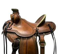 Western Saddle Roping Ranch Work Equestrian Trail Horse Wade Tree A Fork Premium