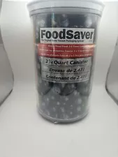 New FoodSaver Vacuum Pack System 2-1/4 Quart Canister Container Sealed