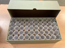 50 Whitman Round Dime Tubes in a New Guardhouse Box for Storage of Rolls