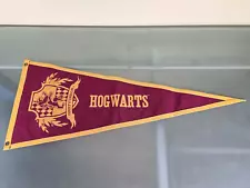 Pottery Barn Teen Harry Potter Hogwarts Gryffindor Fabric Pennant Banner Red