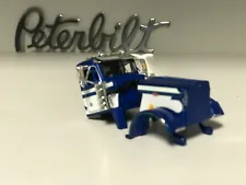 DCP 1/64 PETERBILT BLUE WHITE LIME 359 DAY CAB SET