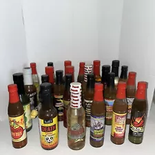 Lot of 25 collection hot sauce NOT RECOMMENDED FOR Consumption Display only # 2