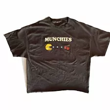 2005 Pac-Man Nintendo Namco Munchies Pacman Video Game Brown T-shirt Mens XL