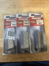 Lot Of 3 Sig Sauer P238 .380 7 Round Magazine Clip New OEM In Package