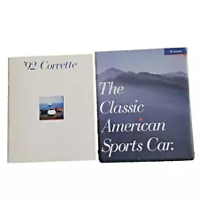 Chevrolet Corvette 1992 Sales Brochure includes Envelope and 47 Pages