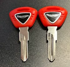 2 Key Blank Triumph Daytona 675 675R 955i T595 Touring Speed Four Triple R Sport