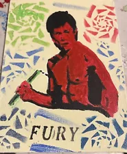 paintings on canvas original 5x7 Bruce Lee