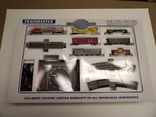 Bachmann Trainmaster N-scale Complete Santa Fe Train Set #24102 NEVER USED