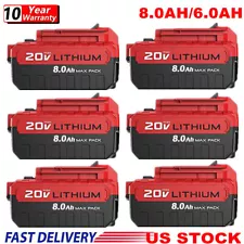 10Pack for PORTER CABLE 20V 20 Volt Lithium-Ion Battery Max 8Ah PCC680L PCC685L