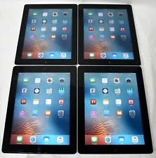 New Listing4 LOT - Apple iPad 2 (A1395) - Space Gray - 16GB - WiFi - READ