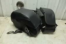 10 Triumph Thunderbird 1600 leather saddlebags saddle bags right left