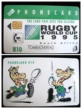 South Africa 1995 Rugby World Cup Phone Card