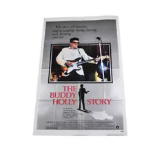 Vintage The Buddy Holly Story 1978 Movie Poster