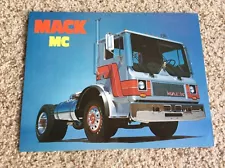 1970s Mack HD-Trucks, model MC-685T, original color sales handout.