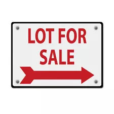 Horizontal Metal Sign Lot for Sale to The Right Weatherproof Street Signage