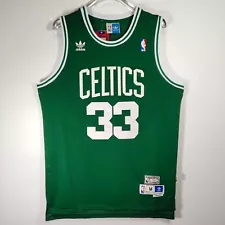 Larry Bird #33 Green Retro Jersey, Embroidered