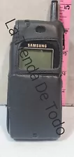 OLD SAMSUNG SCH411 CELLPHONE SOLD AS NOVELTY COLLECTIBLE DECOR FOR PARTS READ