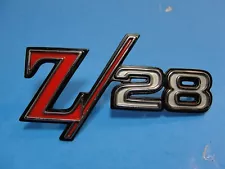 1968 CAMARO Z-28 Fender Emblem GENUINE GM 3943255 LH Assembly Line Original