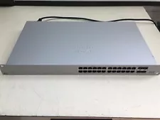 CISCO MERAKI MS120-24P-HW 24-PORT GIGABIT CLOUD MANAGED PoE SWITCH - UNCLAIMED