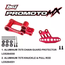 COMBO KNUCKLE & PULL ROD CHAIN GUARD PROTECTOR FOR LOSI 1/4 PROMOTO-MX DIRT BIKE