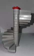 Lego Spiral Staircase Assembly -Light Gray- 16 Steps Harry Potter