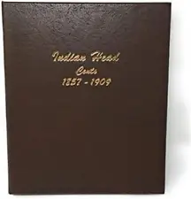 New Dansco Coin Album 7101 For US Old Indian Head Cents 1857-1909 Free Shipping