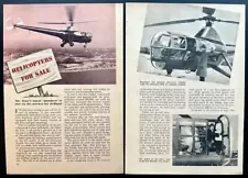 Sikorsky S-51 “Helicopters for Sale” 1946 pictorial & Globe GC-1A Swift review