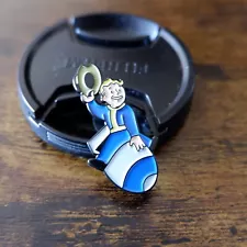 Fallout 4 Vault Boy Nuke Cowboy Enamel Pin Brooch Button Novelty + Free Gift Bag