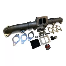 Exhaust Manifold for CAT C11/C13 Single Turbo T6 with Install Kit