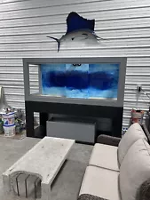 500 Gallon Aquarium Setup With Stand, Sump, And 2400gph Silent Overflow