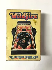 Vtg Parker Bros Wildfire Pinball Hand Held Video Game w/ Box for Parts or Repair