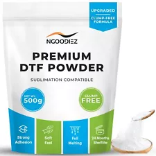 NGOODIEZ DTF Powder Digital Transfer Hot Melt Adhesive DTG PreTreat Powder for D