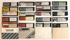 Lot of 20 5.25" Floppy Disks for Commodore 64 (Games)