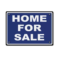 Aluminum Horizontal Metal Sign Home for Sale Weatherproof Street Signage