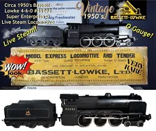 Circa 1950's Bassett-Lowke 4-6-0 #45295 Super Enterprise O Live Steam Locomotive