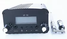 1W/7W Transmitter PLL Broadcast Equipment 76-108MHz + antenna church broadcast