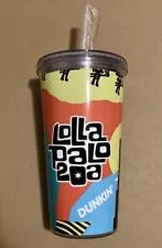 Limited Edition Dunkin Donuts Lollapalooza 2024 Tumbler Cup Tumblr Shirt Poster