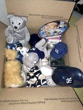 New York Yankees Memorabilia Box Full Of 24 Collectible Items